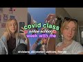 covid class vlog (selfcare,school,room decor)