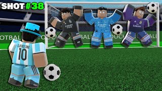 3 GOAL KEEPERS VS 50 SHOTS... (Touch Football Roblox)