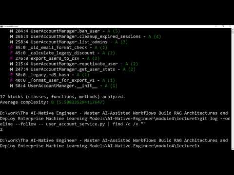 4-1 The AI Refactoring Engine Hands-On