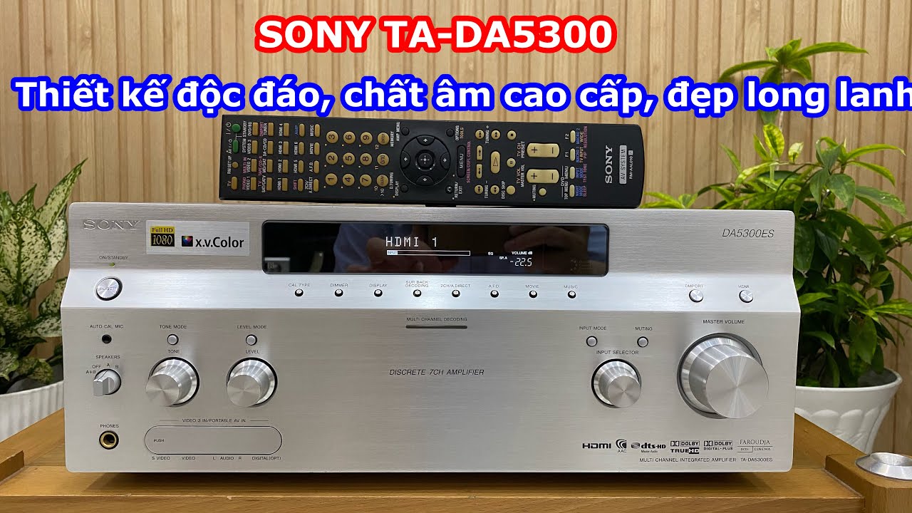 (Đã bán)Sony TA-DA5300ES thiết kế độc đáo, chất âm cao cấp.LH 0834563852