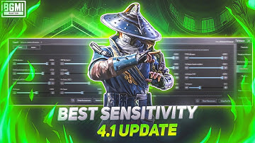 NEW UPDATE 4.1🔥BEST SENSITIVITY CODE + CONTROL SETTINGS BGMI/PUBG MOBILE