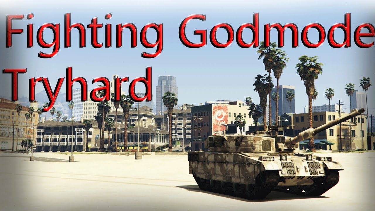 Gta 5 Online | Fighting Godmode Tryhard - Bad Sport ...