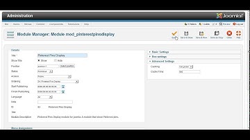Pinterest Pins Display Module for Joomla by Codeboxr