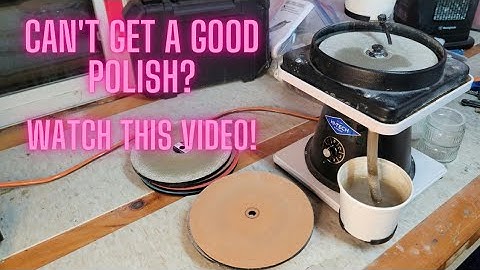 How To Polish Rocks On A Hi-Tech Diamond Flat Lap