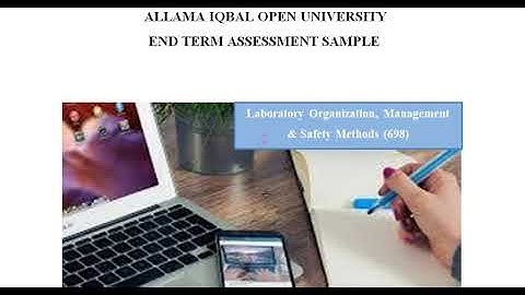 Aiou Solved Assig (698) ETA Laboratory Organization, Management & Safety Methods Sample Autumn 2019