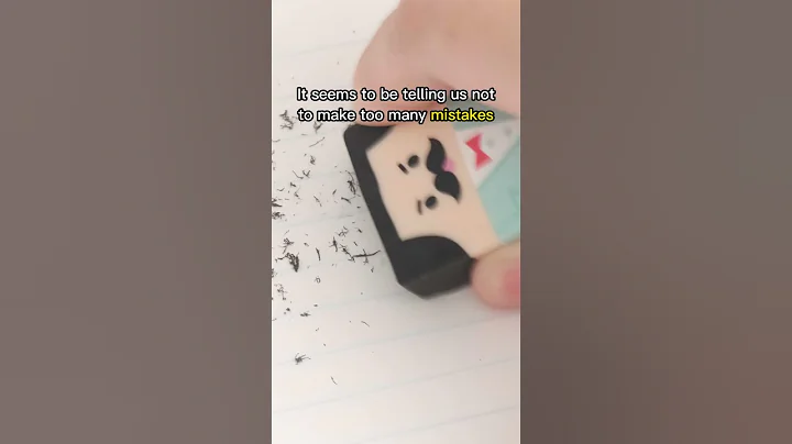 This eraser is funny！#shorts