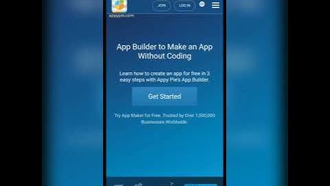 Membuat Aplikasi sederhana lewat AppyPie.com