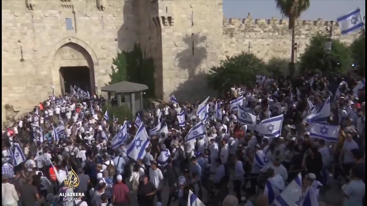 مسيرة القوميين الإسرائيليين المتطرفين عبر القدس تزيد من حدة التوترات المرتفعة أصلاً.