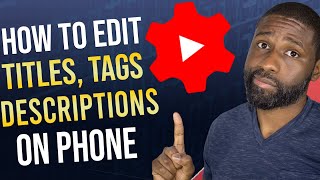 How to edit your YouTube video information on phone screenshot 5