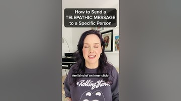 Hoe je een telepathisch bericht naar een specifieke persoon stuurt