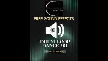 DRUM LOOP DANCE 90 - #drumloops #drums #drumanni90  #freesoundeffects  #soundeffects  #foley #audio