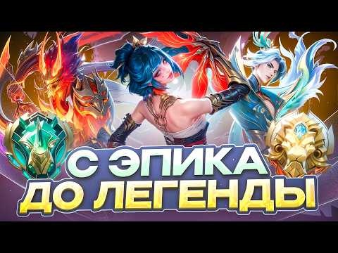 ROAD FROM EPIC TO LEGEND IN THE ANIMAL KINGDOM SOLO SEASON 41 - MOBILE LEGENDS