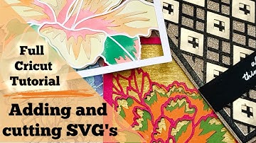 CRICUT AIR FULL TUTORIAL: UPLOAD AND CUT SVG FILES