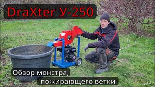 Садовый измельчитель DraXter У-250. На границе бытового и профессионального