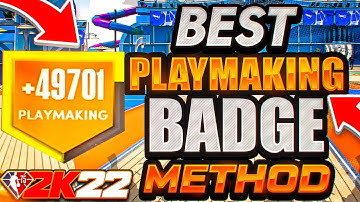 HOW TO MAX YOUR PLAYMAKING BADGES IN 24 HOURS ON NBA2K22 NEXT GEN! BEST PLAYMAKING METHOD 2K22!