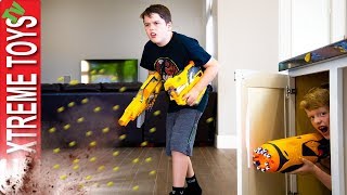 First Day Of Summer Vacation! Extreme Nerf Hide and Seek Challenge!