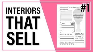 Designing High Quality Interiors for KDP #1 | Food Journal for Kids