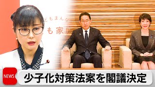 少子化対策法案　改正案を閣議決定（2024年2月16日）