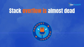 Stack overflow is almost dead #StackOverflow  #Developers #LLM #ProgrammingHelp