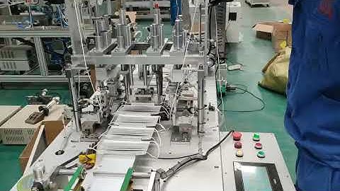 automatic earloop welding machine with feeder