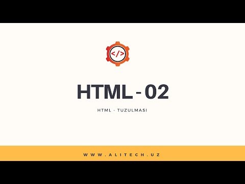 Video: Html5 doctype deklaratsiyasi nima?