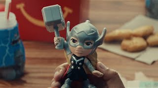 McDonald's US July 2022 Marvel Thor: Love and Thunder Movie Happy Meal Toys Commercial Promotion