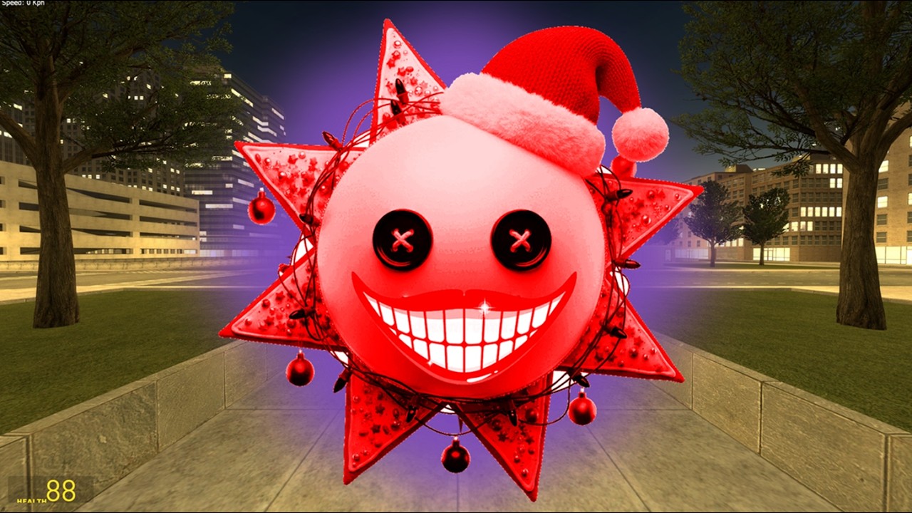 Nightmare Sprunki Mr. Sun Phase Christmas and Simon, Rosalia Bizcochito Family Nextbot Gmod