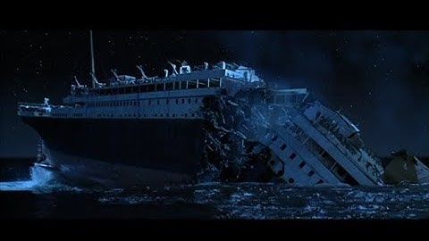 Titanic Snap, Split, Cracked In Half Scene