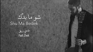 Fadi Zreik - Shu Ma Bedek | فادي زريق - شو ما بدك (Official Music Video)