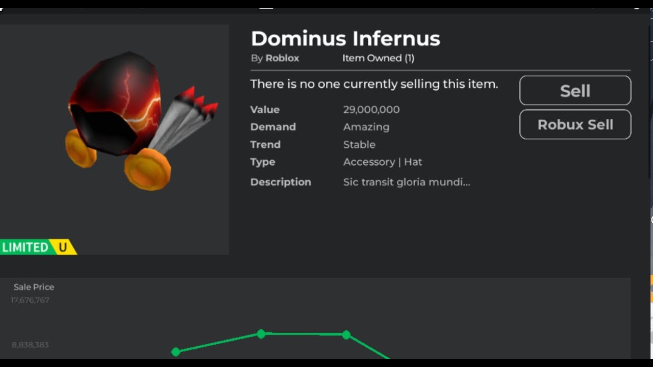 Dominus Simulator I got dominus inf in trade simlator - YouTube
