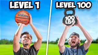 1v1 Basketball but Basketballs Get Increasingly More Difficult