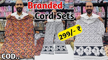 Special Jaipuri Cord Sets In Wholesale | Premium Cotton Cord Sets In Wholesale | Aesthetic￼ Cord Set