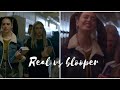 Legacies S1 real scene vs blooper