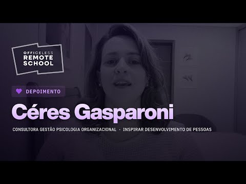 Depoimento Céres – Consultora Gestão Psicologia Organizacional na Inspirar