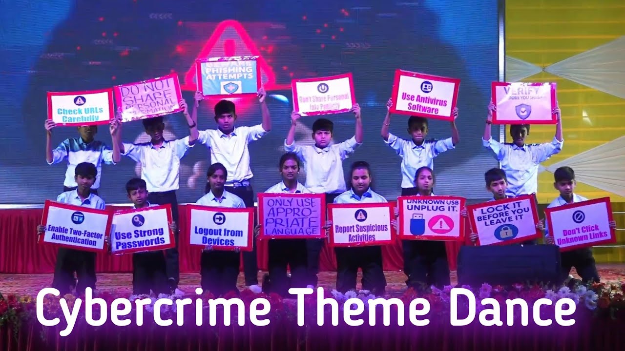 Cybercrime Awareness Theme Dance | Oye lucky Oye song | Guru Nanak Dev Public School Students 