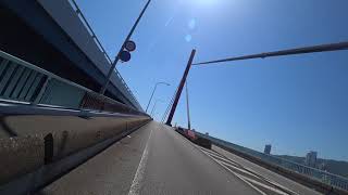 摩耶大橋を自転車で渡ってみました ブロンプトン Hdr As300で Youtube 摩耶大橋を自転車で渡ってみました ブロンプトン Hdr As300で Youtube