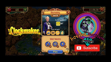 Clockmaker - Match 3 Mystery Game - Observatory - Level 46 - 50 - Gameplay