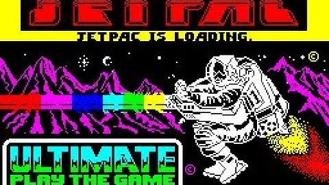 JETPAC Gameplay Sinclair ZX Spectrum