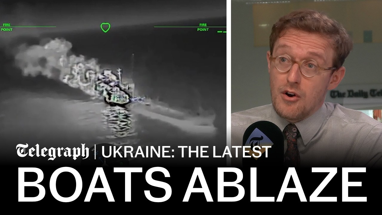 Russian tankers burn at sea as Trump tells NATO war will ‘end soon’ | Russia-Ukraine war latest news
