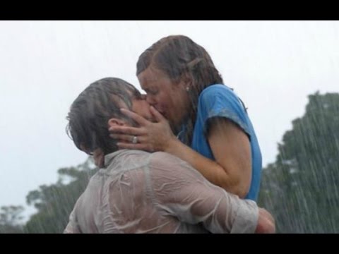 Ryan Gosling And Rachel MacAdams Kiss Scene In Rain | The Notebook