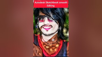 Autodesk Sketchbook Face Smooth NewTrick 2023 | #autodesk #shorts #viral#trending #short #editing