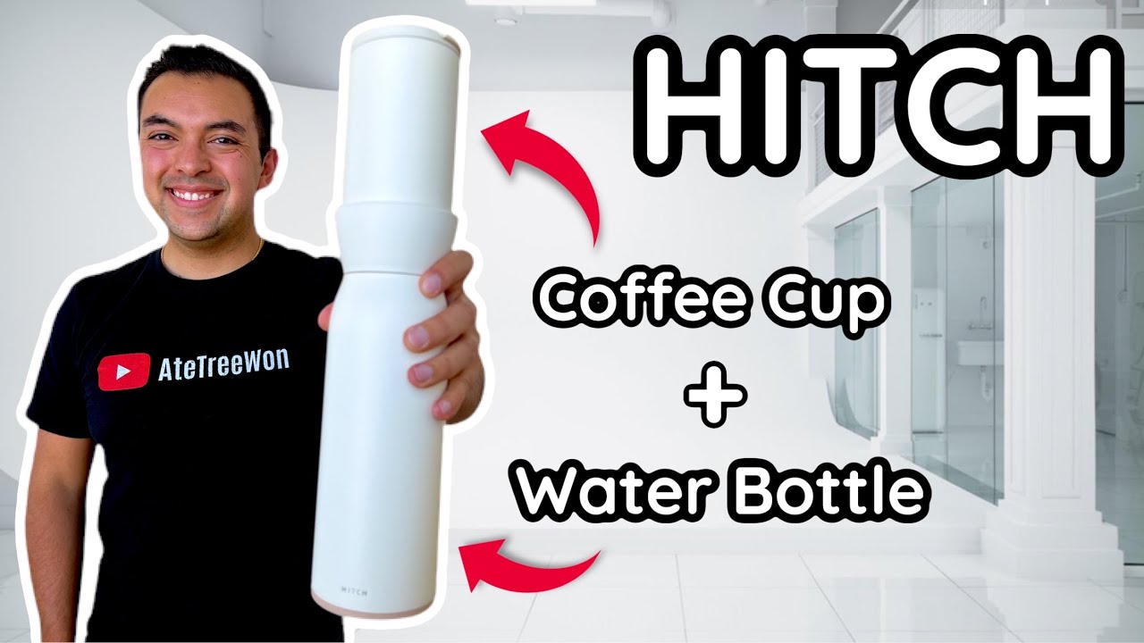 Hitch is a reusable water bottle and coffee cup in one