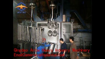 Double Hooks Type Shot Blasting Machine
