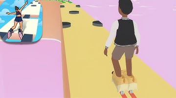 SKY ROLLER 🏃‍♀️🎿😘 Gameplay and Walkthrough All Levels iOS,Android games | Level 49-51