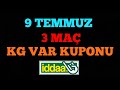 18 EKİM KG VAR İDDAA TAHMİNLERi - YouTube