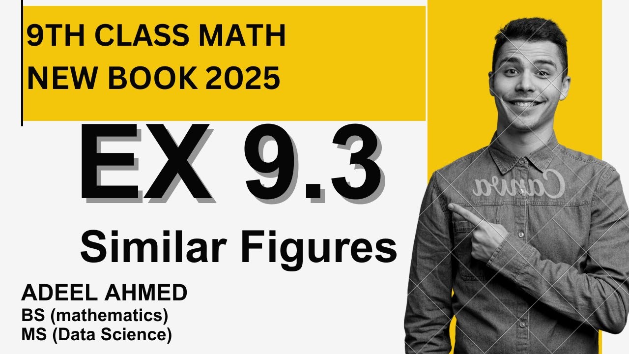 Exercise 9.3 similar figures | class 9 maths chapter 9 new book 2025 ...