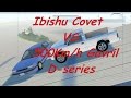 BeamNG.drive:500Km/h Gavril D-series vs. Ibishu Covet CRASH