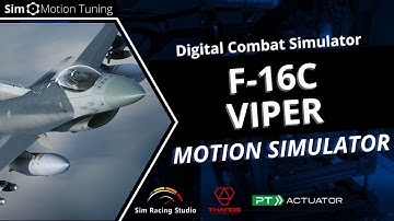 DCS: F-16C Viper / Sim Racing Studio / PT Actuator 6DOF Motion Simulator