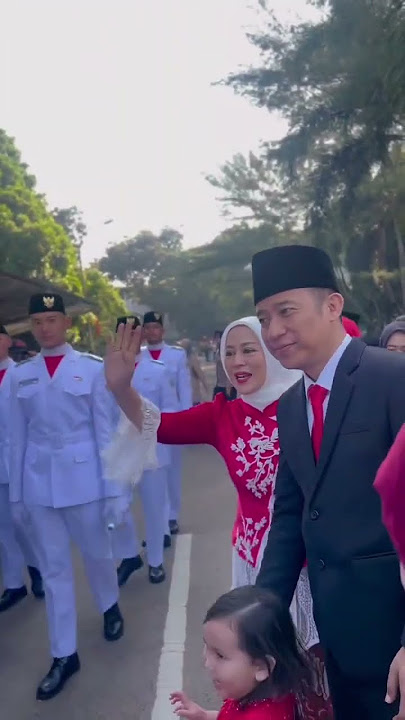 Dad Denny Cagur is happy and proud to see his brother and sister become a flag bearer on Indonesi...