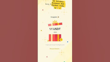 Binance Red Packet Code 02 October / Binance Red Packet Code Today #binanceredpacketcode #redpacket